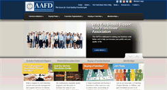 Desktop Screenshot of aafd.org