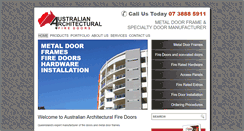 Desktop Screenshot of aafd.com.au